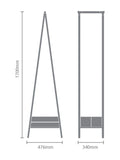 Brabantia Linn compact clothes rack white, UK version