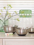 Brabantia Matt Steel Profile mixing bowl set, UK version