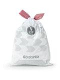 Brabantia white bin bags 200 pack 2-3 litres - British product