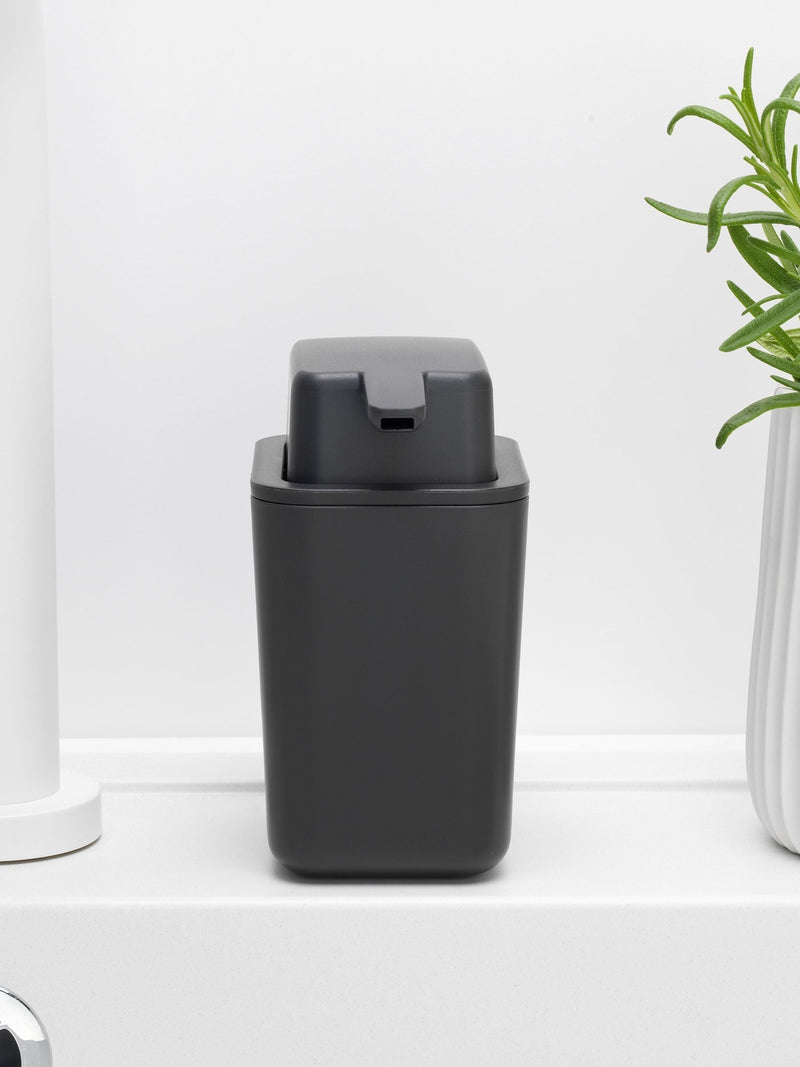 Brabantia Dark Grey SinkSide soap dispenser 200ml - British product
