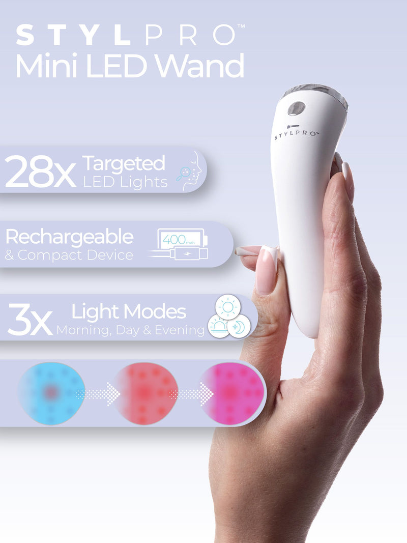 Stylpro Mini LED therapy wand (British brand)