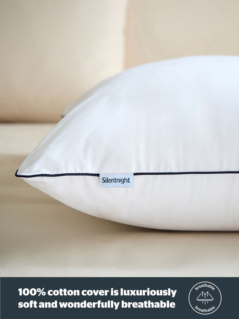 Silentnight Hotel Collection Soft as Down Cotton Pillow (British brand)