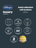 Silentnight Hotel Collection Soft as Down Cotton Pillow (British brand)