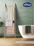 Silentnight green textured knot bath mat 50x80cm, imported from the UK