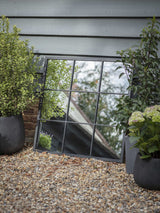 Next Garden Trading Black Fulbrook Wall Mirror 90x90cm- Buy online at McGrocer