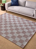 MADE.COM blue Juliette flatweave wool rug, UK version