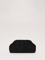 Next Phase Eight Black Suede Clutch Bag- Buy online at McGrocer