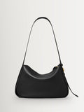Tory Burch black Romy pebbled leather shoulder bag - British product