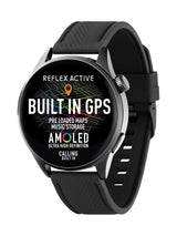 Next Reflex Active Black Series 45 Silicone AMOLED GPS Sports Smart Calling Watch- Buy online at McGrocer