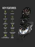 Reflex Active Series 45 silicone GPS sports smartwatch (British brand)
