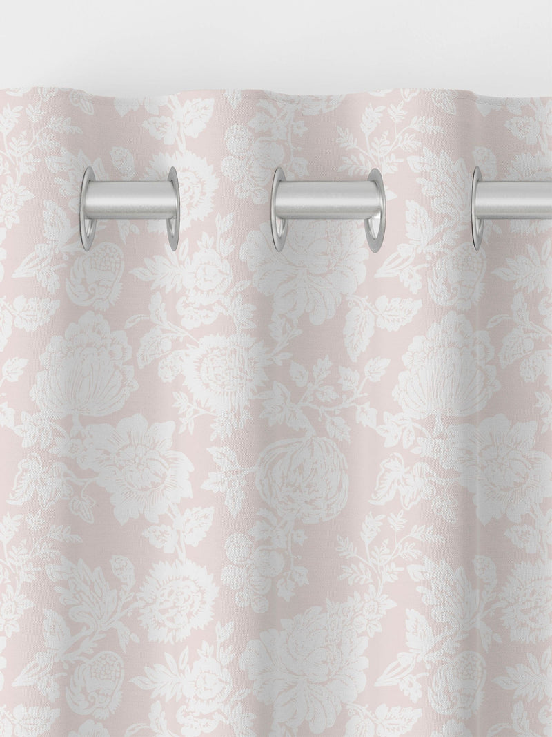 Shabby Chic dusky pink stipple made to measure curtains - British product