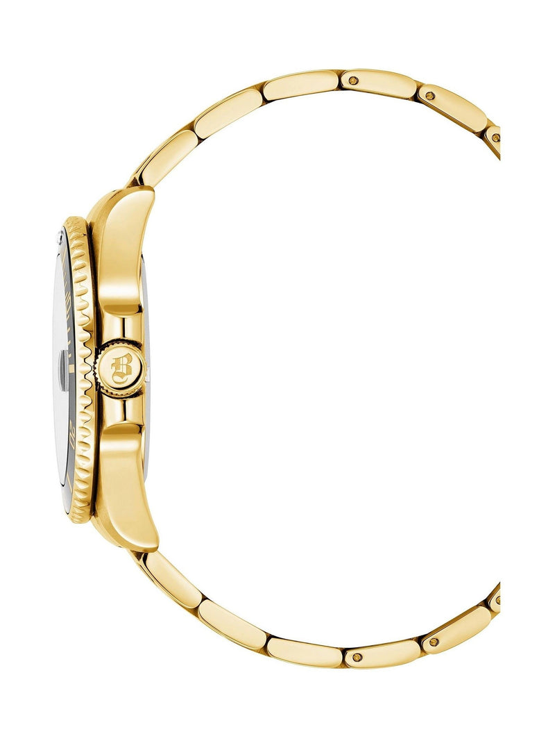 Jacques Du Manoir gold tone gents bracelet watch, UK version