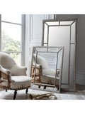 Gallery Home Silver Lawthorne leaner mirror 157.5cm x 79cm, UK version