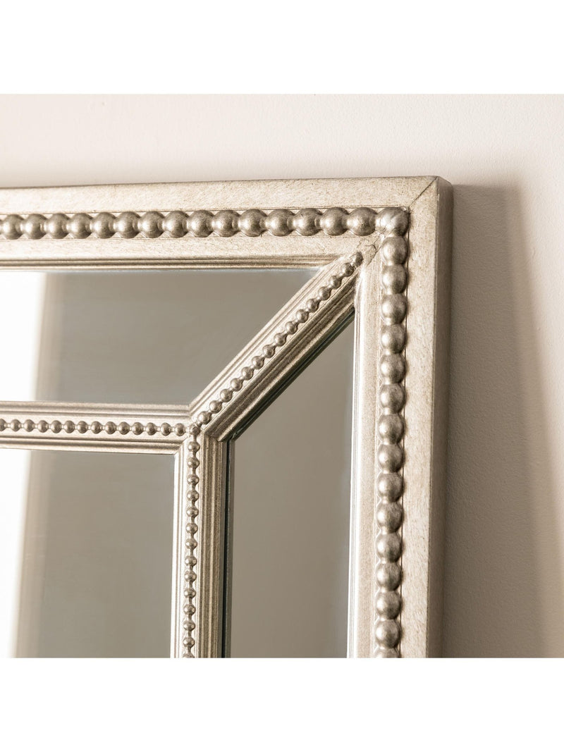 Gallery Home Silver Lawthorne leaner mirror 157.5cm x 79cm, UK version