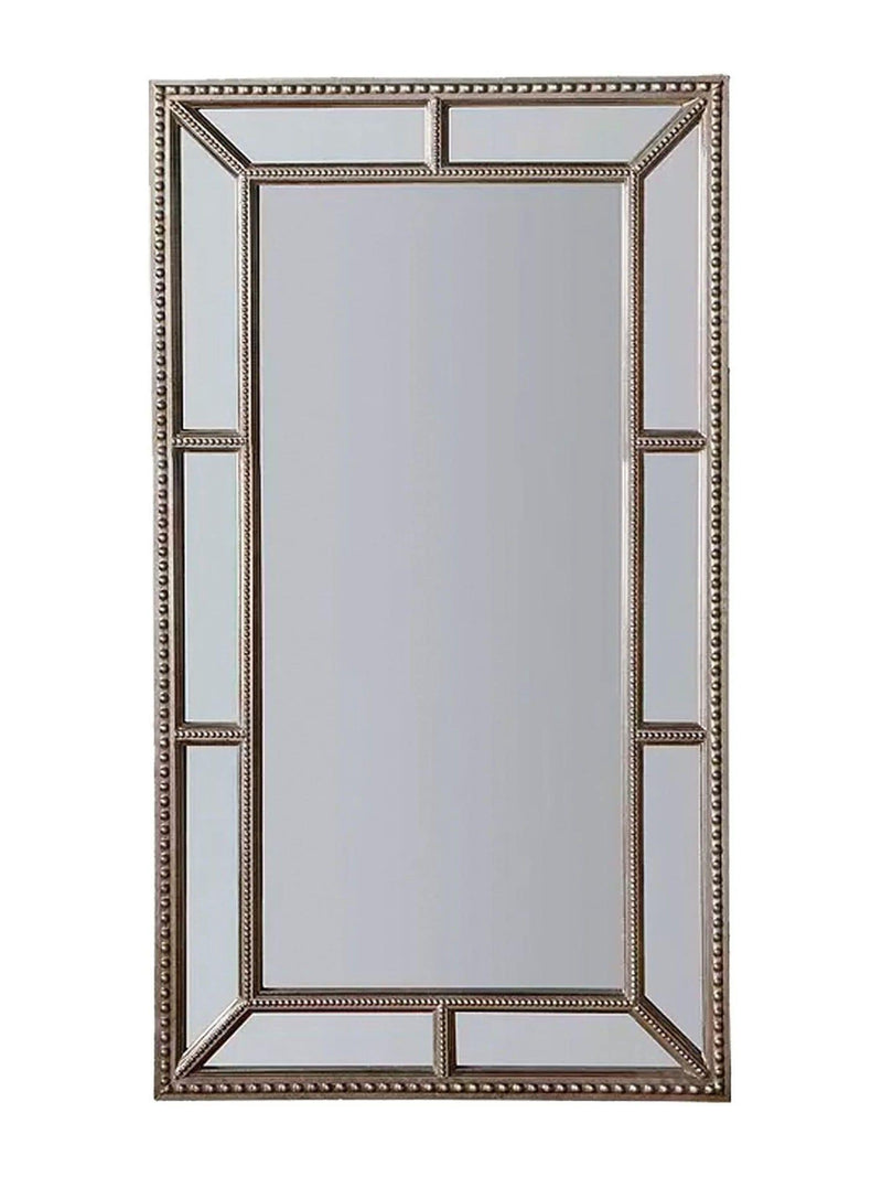 Gallery Home Silver Lawthorne leaner mirror 157.5cm x 79cm, UK version