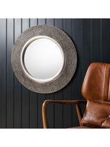 Next Gallery Home Silver Whitterly Mirror Wall Mirror with Light 80cm- Buy online at McGrocer