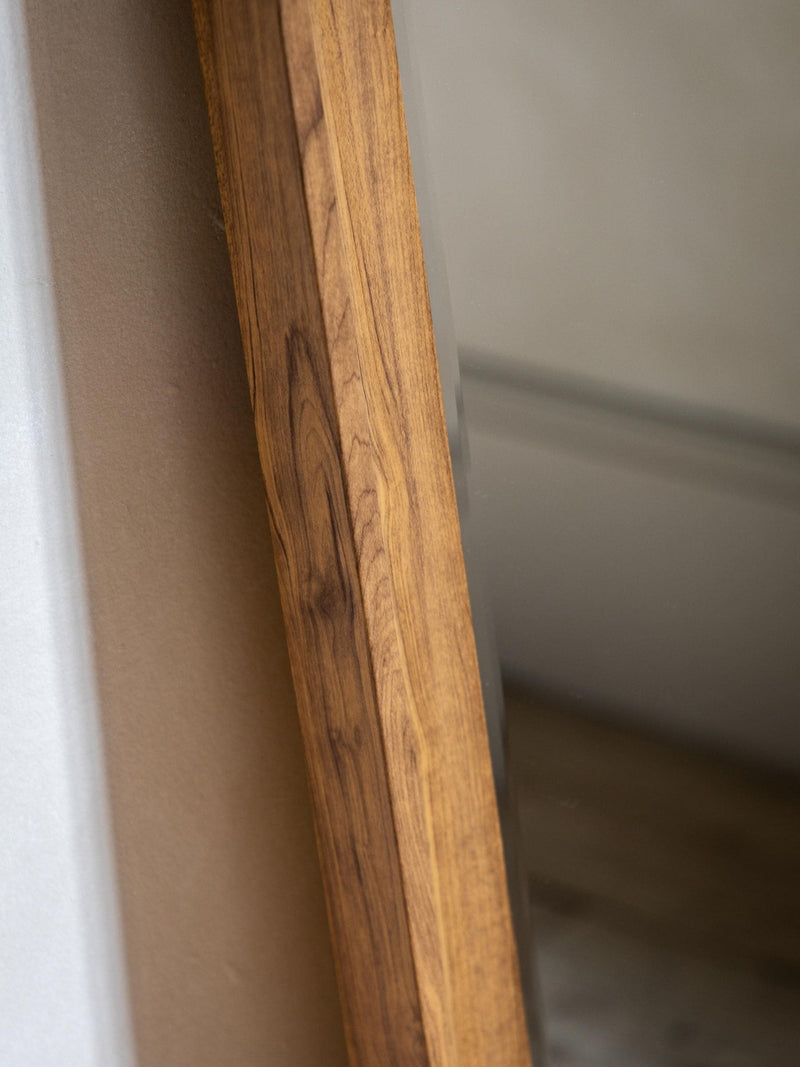 Gallery Home Light Wood Fraisner Rectangle Mirror