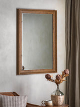 Next Gallery Home Light Wood Fraisner Rectangle Mirror- Buy online at McGrocer