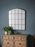 Gallery Home Black Rockland mirror 91cm x 76cm, UK version