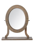 Gallery Home Natural Mystina wooden dressing table mirror, UK version
