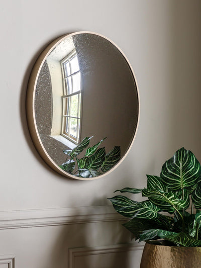 Next Gallery Home Bronze Yarmouth Convex Wall Mirror 60cm x 60cm- Buy online at McGrocer