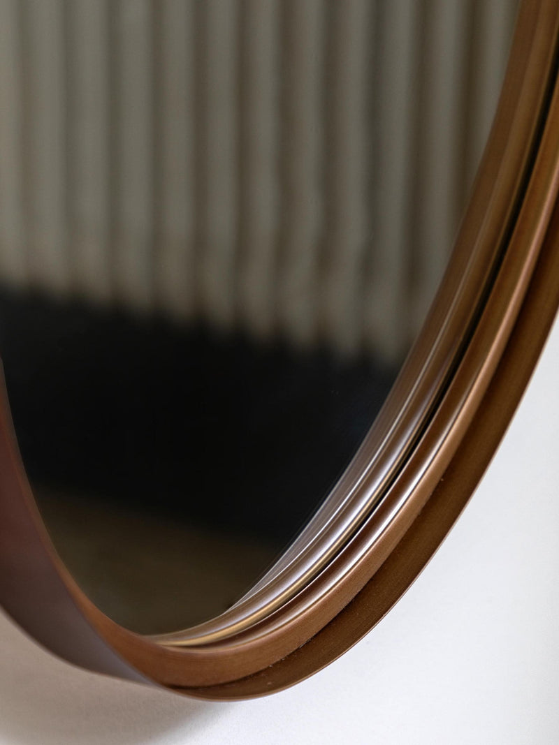 Gallery Home Bronze Greyburn Elipse mirror 90.5cm x 60cm, UK version