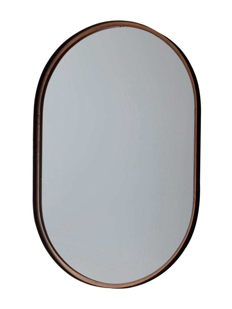 Gallery Home Bronze Greyburn Elipse mirror 90.5cm x 60cm, UK version