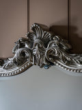 Gallery Home Silver Cagna wall mirror light 190cm height, UK version