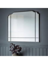 Next Gallery Home Grey Wardstone Overmantel Mirror 105cm x 86.5cm- Buy online at McGrocer