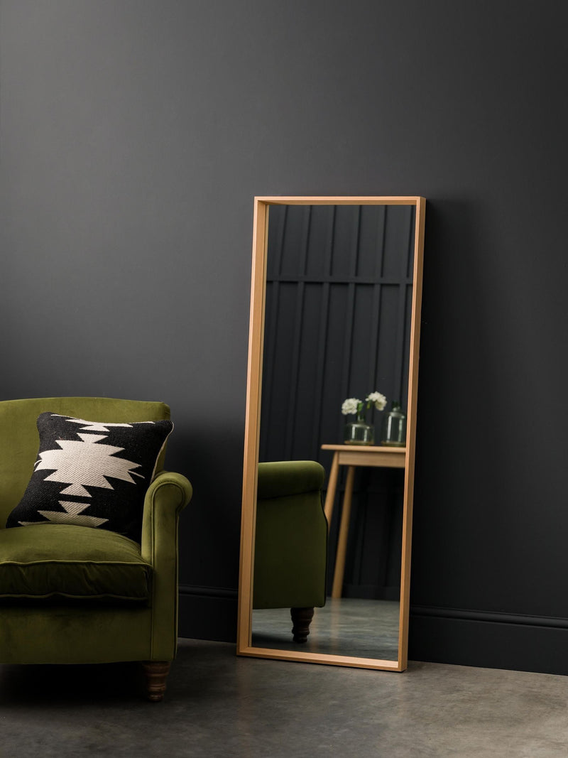 Gallery Home Light Wood Comesta Mirror Long Oak, UK version