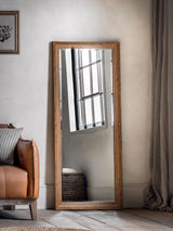 Next Gallery Home Light Wood Fraisner Leaner Mirror- Buy online at McGrocer