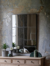 Next Gallery Home Black Broadwood Antique Mirror 122cm x 81cm- Buy online at McGrocer