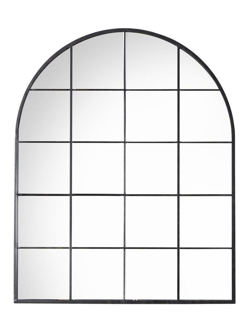 Gallery Home Hampford Arch Mirror Black 95cm, UK version