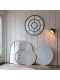Gallery Home Hampford Arch Mirror Black 95cm, UK version