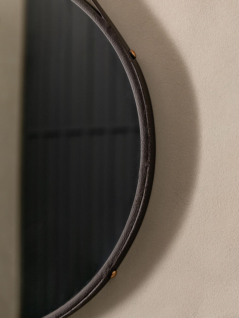 Bronze Broadway Round Mirror 91.5cm x 51cm, UK version