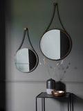 Bronze Broadway Round Mirror 91.5cm x 51cm, UK version