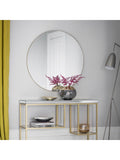 Gallery Home Champagne Haylock Round Mirror 100cm x 100cm, UK version