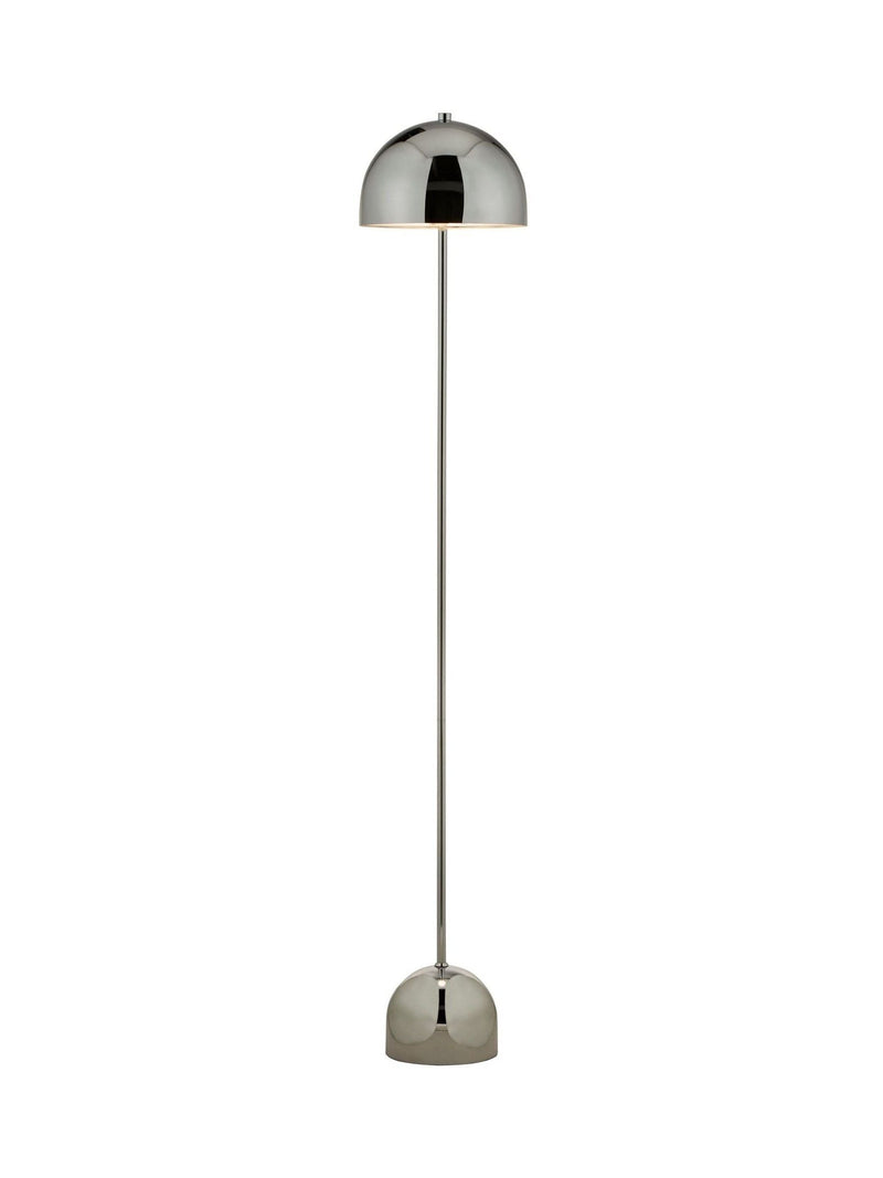 Searchlight Bellota chrome rechargeable LED floor lamp, UK version