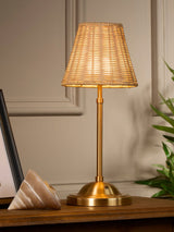 Next Searchlight Gold Rechargeable LED Touch Rustica Table Lamp- Buy online at McGrocer