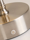 Searchlight satin nickel rechargeable LED touch table lamp 41cm (British brand)