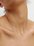 Oliver Bonas sterling silver sun charm pendant necklace, UK version