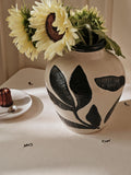 Broste Copenhagen Black Herbert Vase ONE - British product