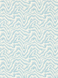 Harlequin wallpaper sample Blue Malachite Reflect A4, UK version