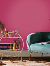 Next Graham & Brown Hot Pink Envy Stitch Please A4 Wallpaper Sample- Buy online at McGrocer