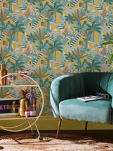 Next Graham & Brown Citron Envy Vacay A4 Wallpaper Sample- Buy online at McGrocer
