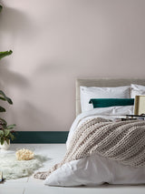 Next Graham & Brown Peachy Envy Stitch Please A4 Wallpaper Sample- Buy online at McGrocer