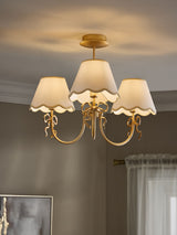 Next Brass Bow 3 Light Chandelier Ceiling Light- Buy online at McGrocer