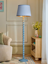 Next Blue Stripe Bobbin Millie Floor Lamp- Buy online at McGrocer