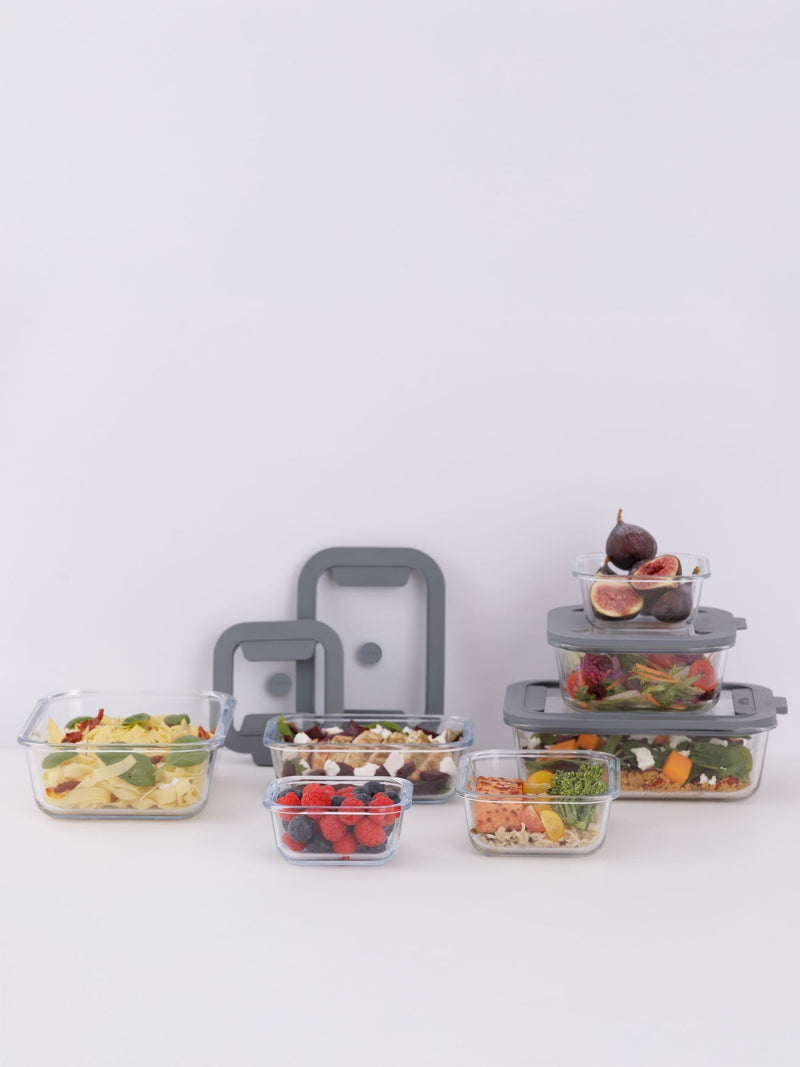 Kilner Clear Fresh Storage 0.63L glass storage containers set of 3, UK version