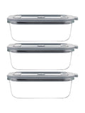 Kilner Clear Fresh Storage 0.63L glass storage containers set of 3, UK version